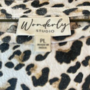 Wonderly Studio Leopard Print Top